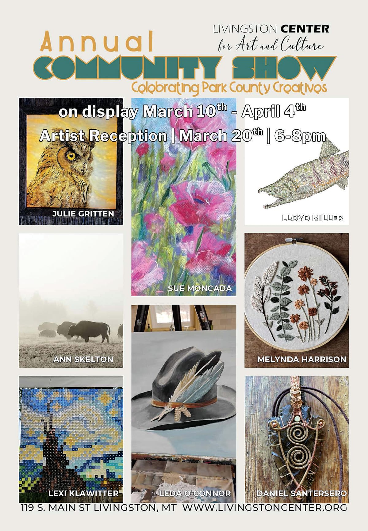 The Livingston Center for Art and Culture is Celebrating Annual Community Show