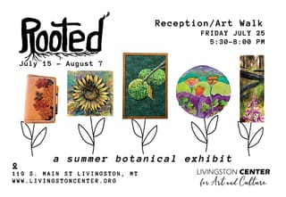 "Rooted" – A Summer Exhibit at Livingston Center for Art & Culture