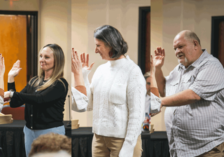 New Commissioners Sworn In; Nootz Elected Chair
