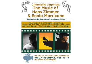 Bozeman Symphony Brings Hollywood to Life with Cinematic Legends Concert