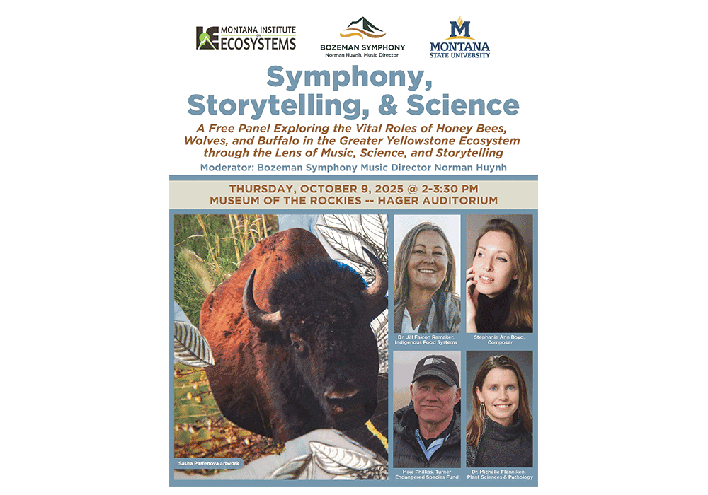 Bozeman Symphony and MSU Present Conservation Panel Exploring Music, Science, and Storytelling