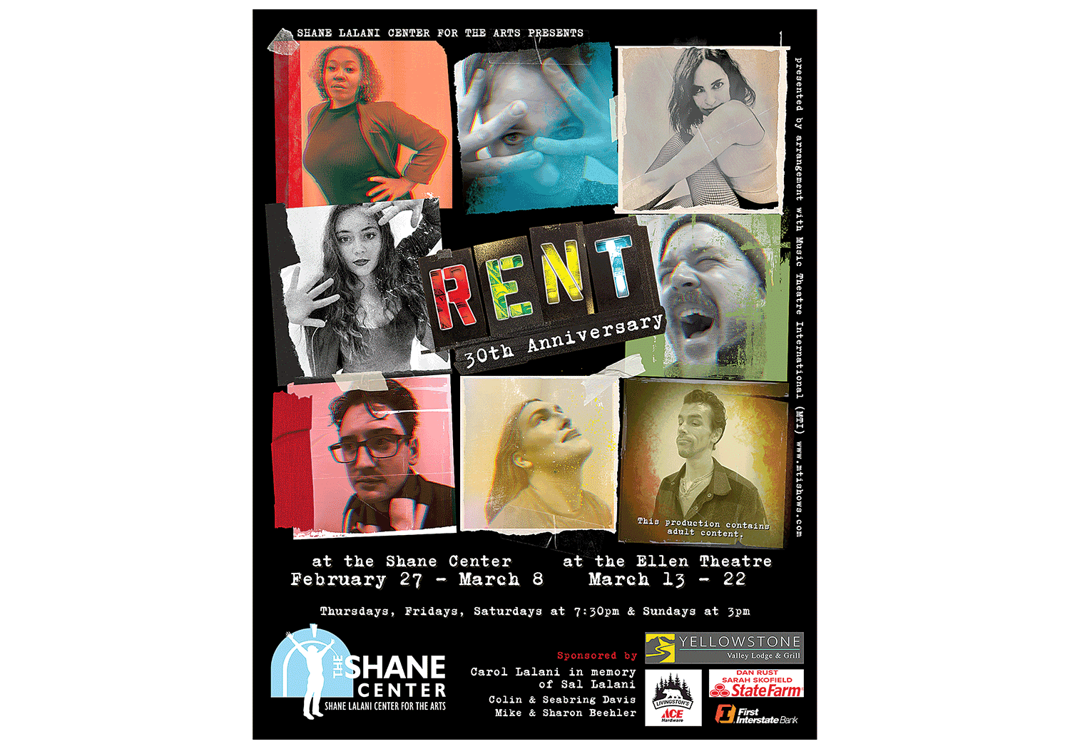 The Shane Lalani Center for the Arts Celebrates 30th Anniversary of RENT