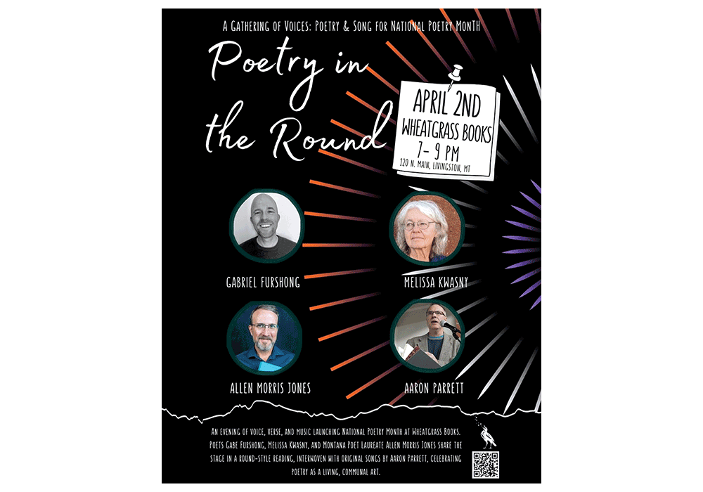 Wheatgrass Books Kicks Off National Poetry Month with The Lost Words Exhibition and an Evening of Poetry & Music in the Round